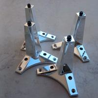 set 4 piedi in plastica per piccoli mobili