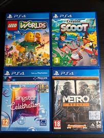 Lotto giochi PS4 originali
