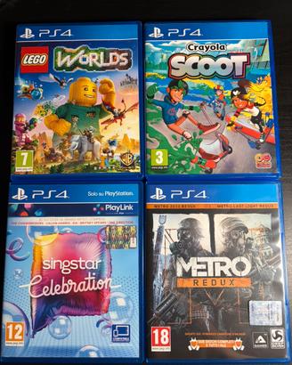 Lotto giochi PS4 originali