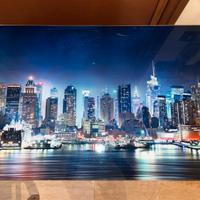 Tavolo in Vetro da Scrivania New York City