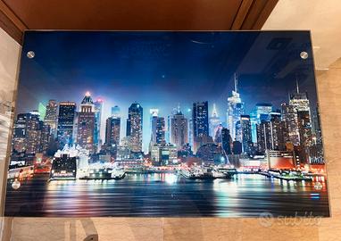 Tavolo in Vetro da Scrivania New York City