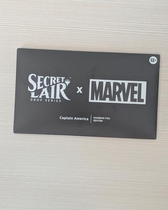 Secret Lair x Marvel: Captain America rainbow foil