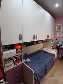 Cameretta a ponte per bambina