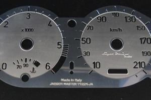 Fondino strumentazione inox cruscotto PEUGEOT 206