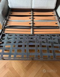 Divano letto campeggi 2 posti con doghe in legno