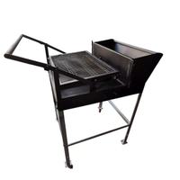 BARBECUE LEGNA E CARBONE GRIGLIA GIREVOLE 60 CM.