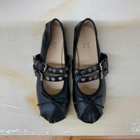 Ballerina con cinturini nera