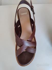 camper sandali con zeppa 