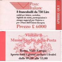 ITALIA lotto due libretti 1995 da 8 francobolli