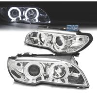 FARI BMW E46 COUPE 03-06 XENON OCCHI ANGEL CCFL FO