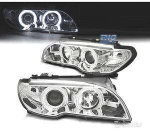 FARI BMW E46 COUPE 03-06 XENON OCCHI ANGEL CCFL FO