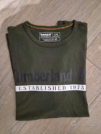 T-shirt maglia Timberland verde