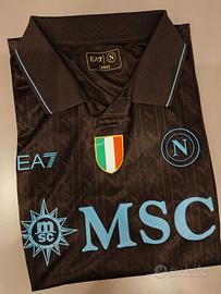 maglia modello "moka" ufficiale gara SSC Napoli