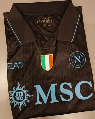 maglia modello "moka" ufficiale gara SSC Napoli