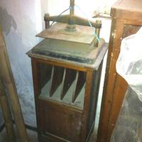 Torchio pressa antica per stampare