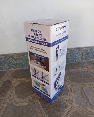ALFABOT F2 Lavapavimenti a vapore+spazzole rotanti