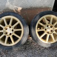 2 cerchi Enkei originali per Subaru 5x114,3