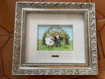 Quadro” Felice zmatrimonio” di A.Martini