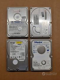 Lotto di 4 HardDisk 3,5 vintage IDE (15+20+60+80)