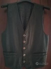 gilet in pelle