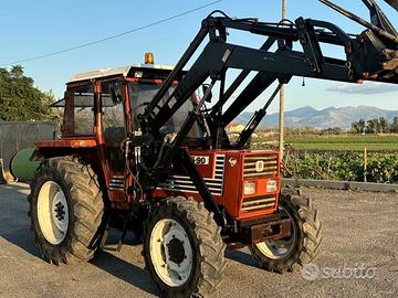 Trattore fiat 65/90 dt 38kmh+caricat