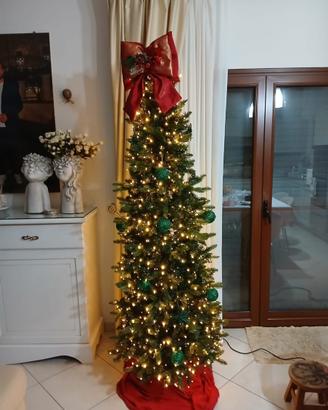 Albero di natale slim 2,10 m