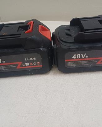 2 batterie 48v con caricatore funzionante