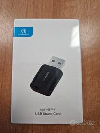Hagibis - Scheda audio esterna USB - Da jack a USB