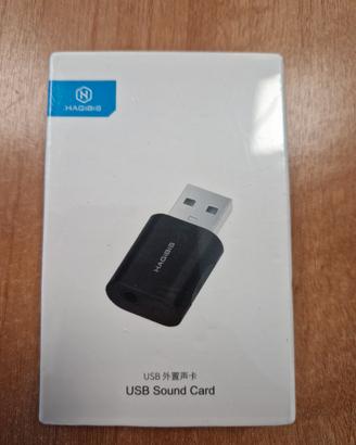 Hagibis - Scheda audio esterna USB - Da jack a USB