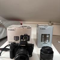 Canon eos M50 mark II + ef-m 15-45+ ef-m 11-22 mm