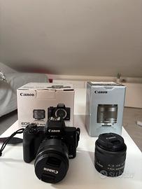 Canon eos M50 mark II + ef-m 15-45+ ef-m 11-22 mm