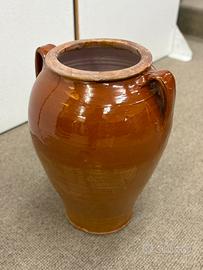 Anfora in terracotta smaltata h 40 cm