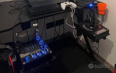 Logitech X-56 Hotas con Mount per scrivania