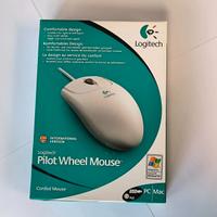 Mouse PS/2 Logitech Pilot Wheel Mouse