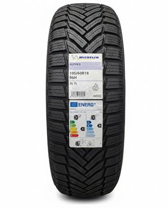 2 Pneumatici 195/60 R18 Michelin Alpin 6