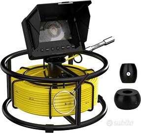 Endoscopio Professionale con Display, 20M, 8 Luci