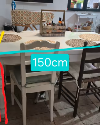 tavolo da pranzo in legno massello
