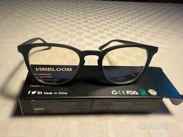 Occhiali wimbloom anti luce blu