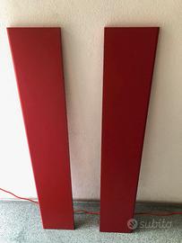 Mensole rosse con viti a scomparsa