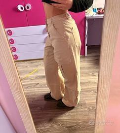 Pantaloni Cargo Bershka taglia 38 vita alta