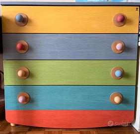 Cassettiera Foppapedretti colorata