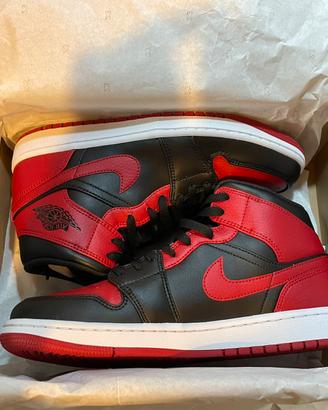 Sneakers NIKE AIR JORDAN Mid 1 RED Scarpe