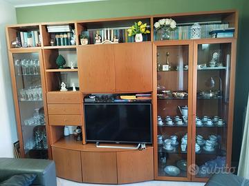 Parete attrezzata ciliegio