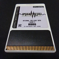 Korg Wavestation card WPC-OOPIII WPC-00PIII