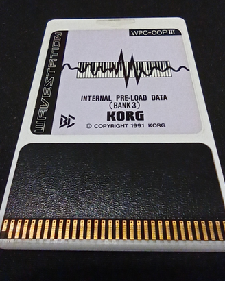 Korg Wavestation card WPC-OOPIII WPC-00PIII
