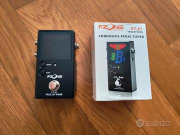 Fzone PT-01 True Bypass Chromatic Pedal Tuner 