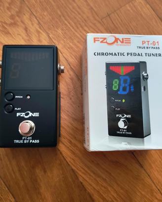 Fzone PT-01 True Bypass Chromatic Pedal Tuner 