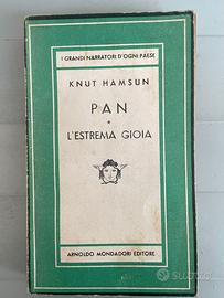 Libri. Knut Hamsun, Pan, L’estrema gioia
