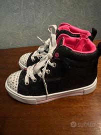 Scarpe bambina sketchers luci e glitter 31