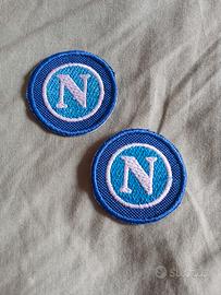 SET 2 TOPPE/PATCH RICAMATE CALCIO NAPOLI